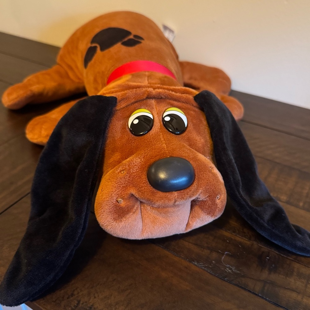 Pound Puppies Plush 17 inch Dog with Black Ears